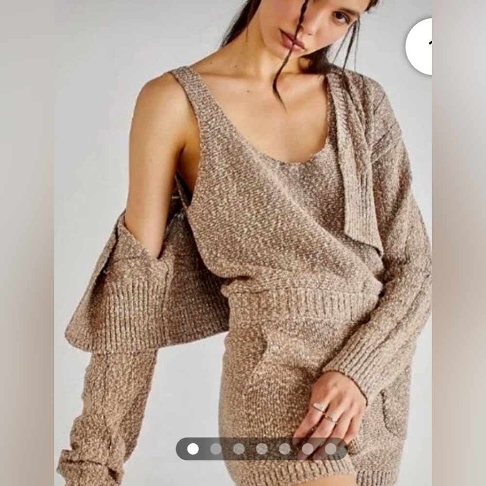 Free People Beach Declan romper and jacket in yellow ONLY size small - Picture 5 of 16